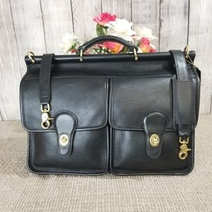 Vintage Coach Kensington Briefcase # 5279 Unisex Black